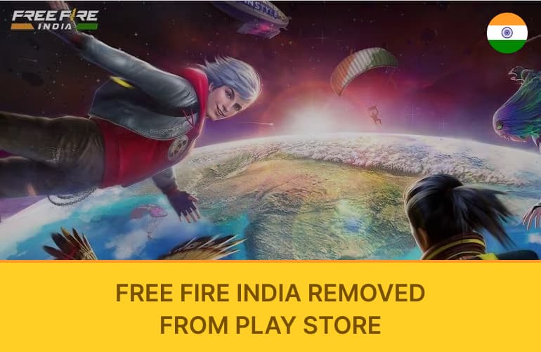 free fire India removed from play store